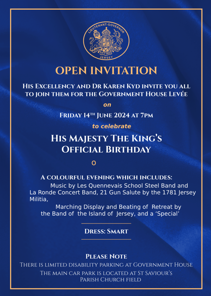 Open Invitation to His Majesty The King’s Official Birthday 2024
